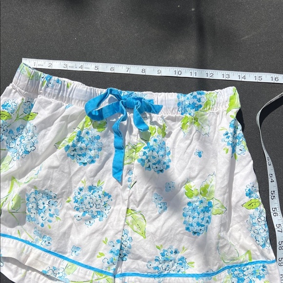 Floral Print hydrangea Kiel James Patrick  PajamaShorts Small - Picture 2 of 5